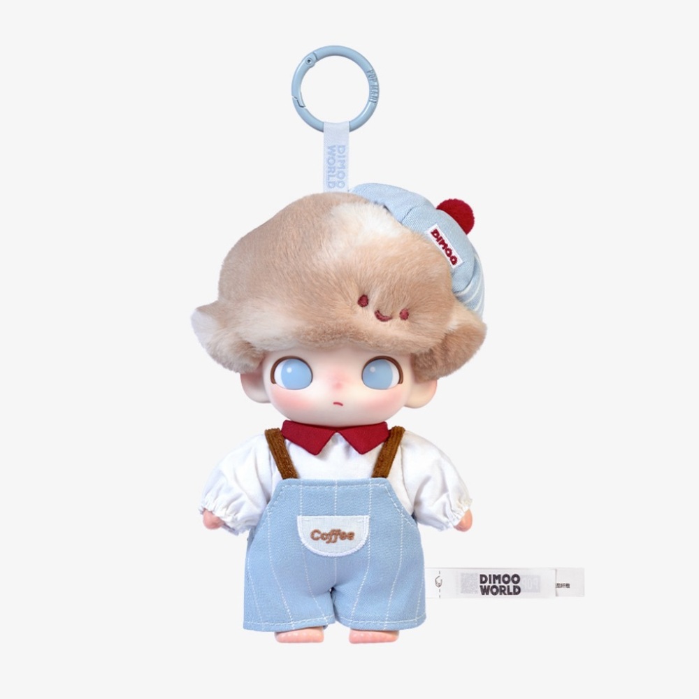 POP MART DIMOO Crush On Coffee Vinyl Plush Pendant